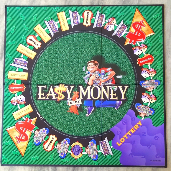 Milton Bradley Game: EASY MONEY, Loads of Loot! Loads of Fun! 100% Complete. - Picture 3 of 5